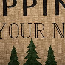 Design Imports Holiday Stag Christmas Print Kitchen Towel Set of 3