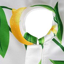 Design Imports Lemon Bliss Outdoor Tablecloth w/Zipper - 60" x 120"