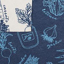 Design Imports Market Print Fridge Liners 6-pack