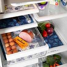 Design Imports Market Print Fridge Liners 6-pack