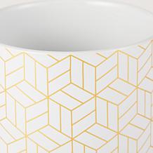 Design Imports Mixed Print Ceramic Canisters Set of 3