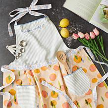 Design Imports Orange Zest Printed Apron