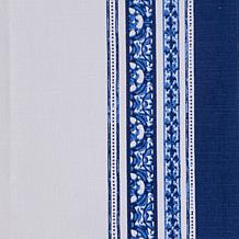 Design Imports Porto Stripe Print Table Runner 14" x 72"