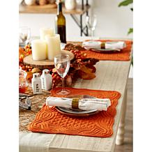 Design Imports Quilted Farmhouse Placemat 6-pack