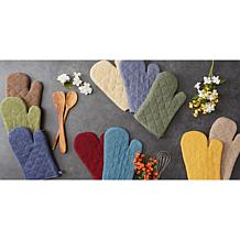 Design Imports Terry Oven Mitt Set of 2