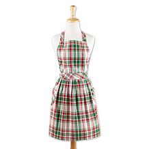 Design Imports Yuletide Plaid Apron