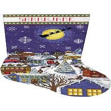 Design Works Counted Cross Stitch Stocking Kit 17 Long-Christmas Eve