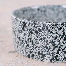 DexyPaws Salt & Pepper Ceramic Dog Bowl 26oz