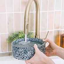 DexyPaws Salt & Pepper Ceramic Dog Bowl 26oz