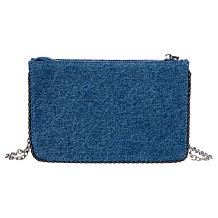 DG2 by Diane Gilman 30th Anniversary Denim Clutch w/Detachable Strap 