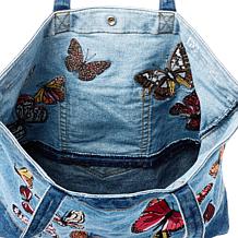 DG2 by Diane Gilman 30th Anniversary Denim Tote Bag