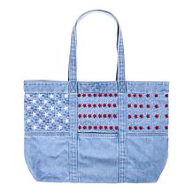 DG2 by Diane Gilman Americana Embroidered Denim Tote Bag