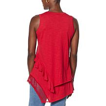 DG2 by Diane Gilman Asymmetric Double Layer Drama Tank