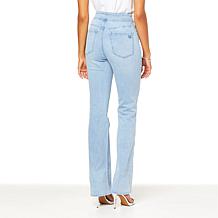 DG2 by Diane Gilman Classic Stretch Denim Embroidered Bootcut Jean