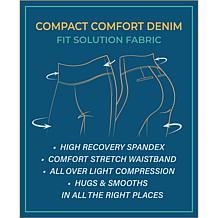 DG2 by Diane Gilman Compact Comfort Denim Bootcut Jean