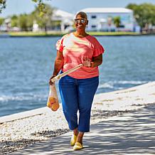 DG2 by Diane Gilman Coolmax® Stretch Denim Essential Crop Jean