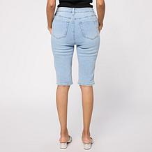 DG2 by Diane Gilman Crystal Embellished Pull-On Bermuda