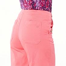 DG2 by Diane Gilman Dream Drape Cropped Sailor Culotte Jean