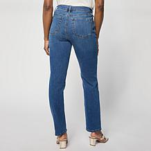 DG2 by Diane Gilman Lux Touch Denim Straight-Leg Jean