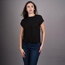 DG2 by Diane Gilman Mixed Media Dolman Sleeve Tee