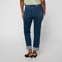 DG2 by Diane Gilman New Classic Stretch Cuffed Girlfriend Jean