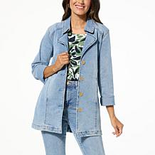 DG2 by Diane Gilman New Classic Stretch Denim City Jacket