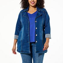 DG2 by Diane Gilman New Classic Stretch Denim City Jacket