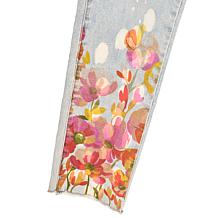 DG2 by Diane Gilman New Classic Stretch Denim Embellished Skinny Jean