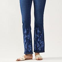 DG2 by Diane Gilman New Classic Stretch Denim Embroidered Bootcut Jean
