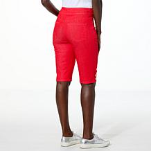 DG2 by Diane Gilman New Classic Stretch Denim Pull-On Bermuda Short