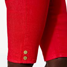 DG2 by Diane Gilman New Classic Stretch Denim Pull-On Bermuda Short