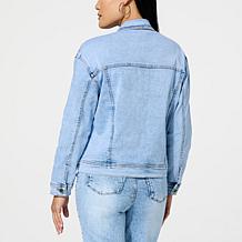 DG2 by Diane Gilman New Classic Stretch Embellished Americana Jacket