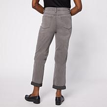 DG2 by Diane Gilman New Classic Stretch Embroidered Girlfriend Jean