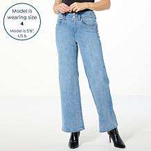 DG2 by Diane Gilman New Classic Stretch Runway Pull-On Wide-Leg Jean