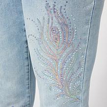 DG2 by Diane Gilman New Classic Stretch Sequin Skinny Jean