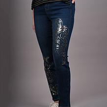 DG2 by Diane Gilman New Classic Stretch Sequin Skinny Jean