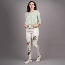 DG2 by Diane Gilman New Classic Stretch Sequin Skinny Jean