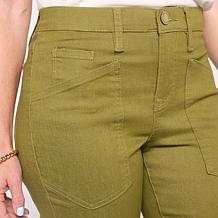DG2 by Diane Gilman New Classic Stretch Utility Cuff Girlfriend Jean