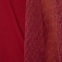 DG2 by Diane Gilman Plisse Sleeve Knit Top