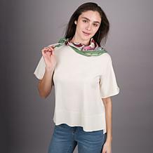 DG2 by Diane Gilman Poly Chiffon Square Printed Scarf