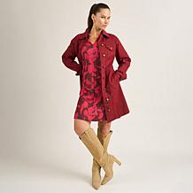 DG2 by Diane Gilman Puff Sleeve Printed A-Line Dress