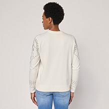 DG2 by Diane Gilman Soft Ease Embellished Cardigan