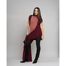 DG2 by
Diane Gilman SoftEase Curved Hem Mock-Neck Sweater Tunic