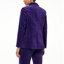 DG2 by Diane Gilman Stretch Velvet Blazer