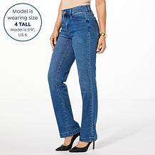 DG2 by Diane Gilman Virtual Stretch Angled Pocket Trouser Jean