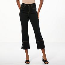 DG2 by Diane Gilman Virtual Stretch Denim Baby Bootcut Crop Jean