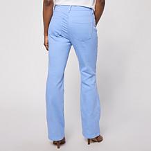 DG2 by Diane Gilman Virtual Stretch Denim Bootcut Jean - Hydrangea