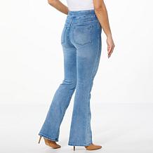 DG2 by Diane Gilman Virtual Stretch Denim Pull-On Flare Jean