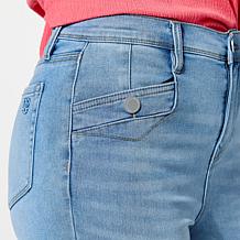 DG2 by Diane Gilman Virtual Stretch Denim Skinny Capri Jean