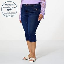 DG2 by Diane Gilman Virtual Stretch Denim Skinny Capri Jean